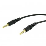 12' 3.5mm Male to 3.5mm Male Gold Stereo Audio Cable