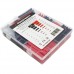 198 Piece Assorted Heat Shrink Tubing Kit, Red & Black, Sizes - 1/8 Inch to 1 InchShrink Tube