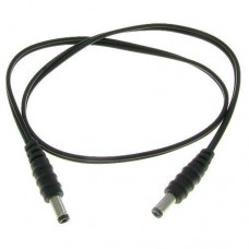 2' Male to Male 2.1mm x 5.5mm Plug DC Power Adapter Cable 18GA