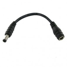 6 inch Male to Female 2.1mm x 5.5mm Plug DC Power Adapter Cable 18GA