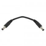 6 inch Male to Male 2.1mm x 5.5mm Plug DC Power Adapter Cable 18GA