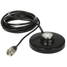 3.5 Inch Magnetic Mount Base for NMO Type Antennas with 10 feet RG-58U Cable