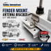 Fender Mount Antenna Bracket 3/4 Inch NMO for Chevrolet Silverado and GMC Sierra 2019-2026 (See Chart)Mobile