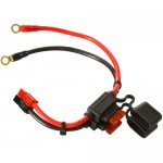 ATC Style Fuse Holder 10 GA with Ring Terminals Anderson  Powerpole Connectors