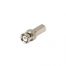 BNC Male Twist-On RG-6 Coax Cable Connectors Pack of 10Connectors