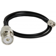 Comet Standard SMA Male 18 inch coax adapter jumper to SO-239