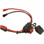 Powerwerx ATC Style Fuse Holder 10 GA with Ring Terminals and Powerpole Conn. 