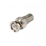 F Female to BNC Male Coax Cable Adapter