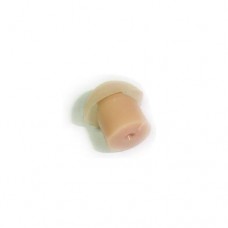 Flesh Colored Replacement Earbud for Two-Way Radio Coil Tube Audio