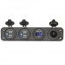 Four Hole Panel Mount for DC Power Meters, Switches, Gauges, PlugsPanel