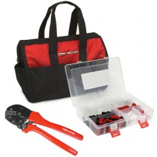 PowerpoleBag Powerpole Crimping Tool and Assorted Powerpole Case in Nylon Gear Bag