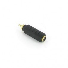 RCA Male to S-Video 4-Pin Female Gold AdapterAdapters