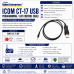 Icom CT-17 USB FTDI Chipset CI-V Cat Control Programming Cable 3 FeetIcom