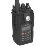 TERA CSC-590 Heavy Duty Nylon Windowed Radio Case with Stainless Belt Clip
