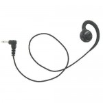 Valley Earloop Earpiece Audio Only for Two-Way Radios Braided Cloth 3.5mm 16 inch length