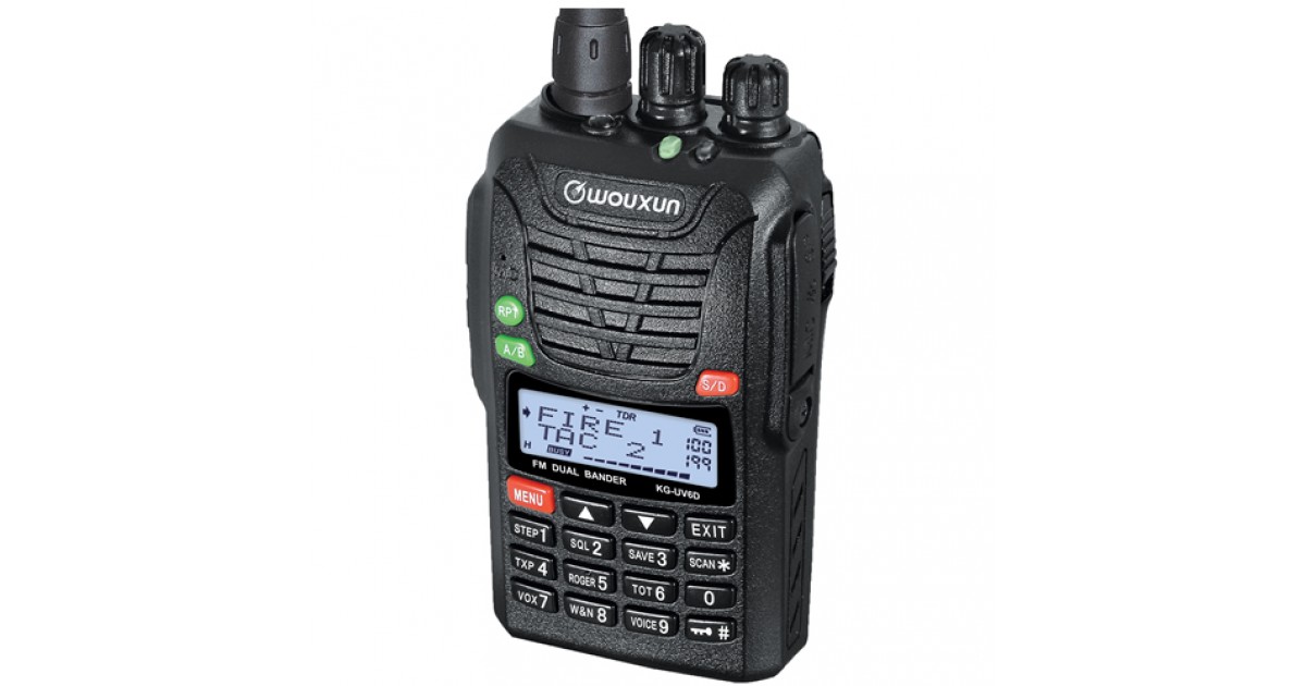 Commercial Wouxun KG-UV6X Dual Band VHF/UHF 200 Channel Handheld  Commercial Radio KG-UV6X by
