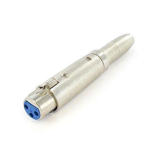 Female to Female Mono 1/4" 6.35mm Jack Connector/Coupler for Mic/Microphone