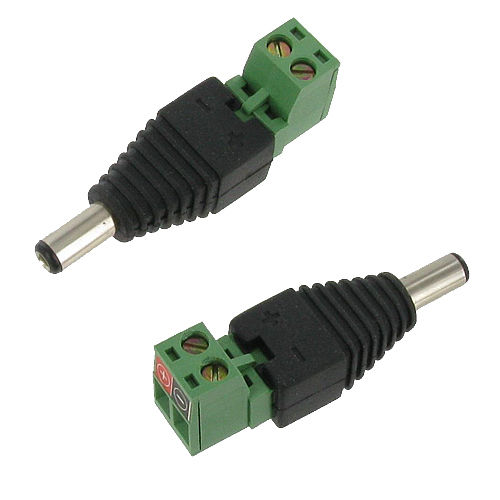 5.5*2.1mm Male To 5.5 *2.1mm Male DC Power Plugs CCTV Adapters Connectors Cable* 