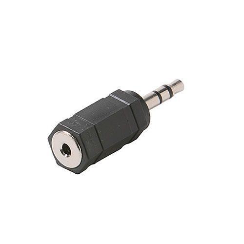 2.5mm Male to 3.5mm Female M/F Stereo Headphone Headset Adapter Converter 